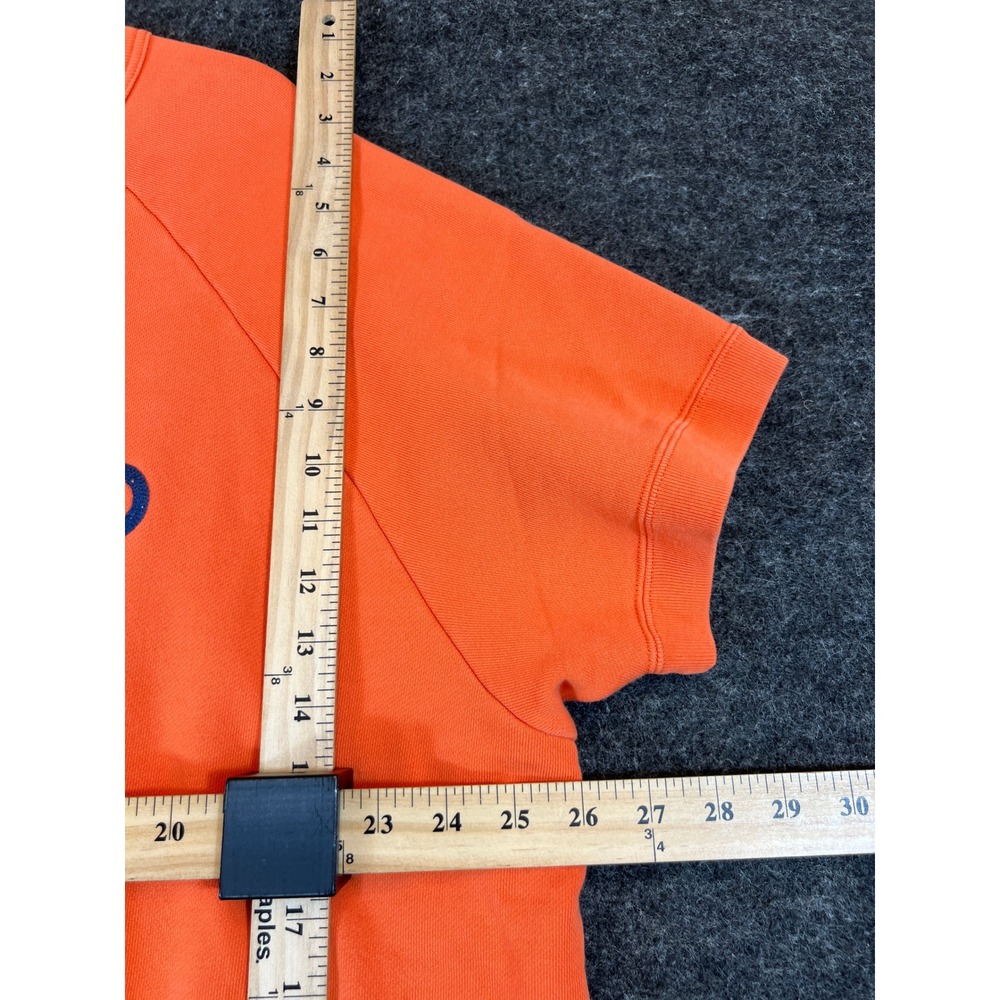 Vintage 90s Polo Sport Ralph Lauren Shore Guard Raglan Sweatshirt Men XXL Orange - Picture 7 of 11